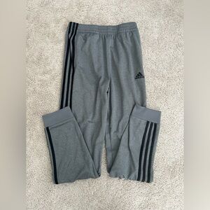 Boys Adidas gray jogger pants size 14/16